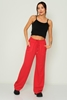 Fimore High Waist Casual Trousers Black White Red