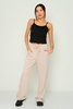 Fimore High Waist Casual Trousers Black White Beige