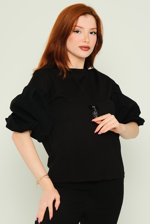 Gogo Casual Blouses Black