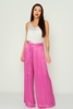 Lila Rose High Waist Casual Trousers Black Pink Brown Pink