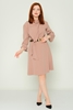 Green Country Mini Long Sleeve Casual Dresses Black Red Brown Mink المنك