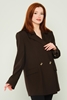 Joymiss Blazer Casual Jackets Black Grey Brown