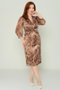 Gogo Casual Dresses Green Bordeux Beige Leopard Leopard