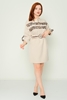 Gogo Casual Dresses Black Brown Beige اللون البيج