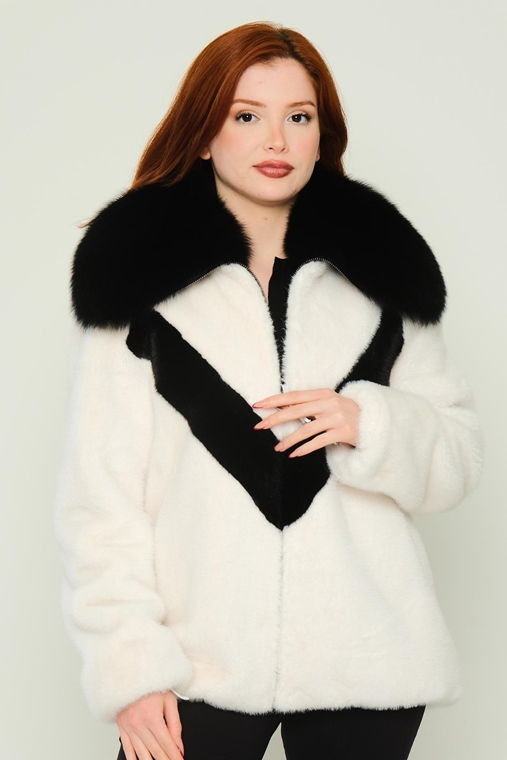 Hacci Casual Fur White Green