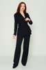 Missfrendy Casual Suits Black Navy Mink Rose Red Dark Emerald lacivert