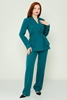 Missfrendy Casual Suits Black Navy Mink Rose Red Dark Emerald Emerald