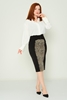 Selen Casual Skirts Brown Camel Leopard Camel