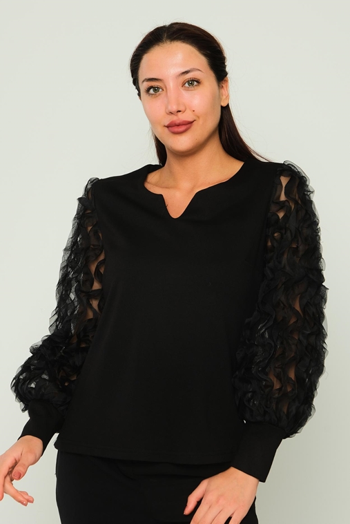 Gogo Casual Blouses Black