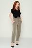 Zanzi Casual Trousers Black Beige Khaki كاكي