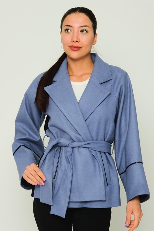 Lila Rose Casual Woman Coats Blue Grey Powder Rose Mint