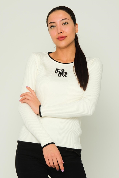 Rox Rite Casual Jumpers White Navy