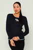 Rox Rite Casual Jumpers White Navy темно синий