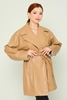 Explosion Casual Woman Coats Black Camel Khaki Bordeux Dark Camel