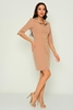 Explosion Casual Dresses Black Red Camel لون الجمل