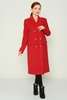 Mees Casual Woman Coats Black Red Brown Beige Red