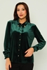 Excuse Casual Shirts Navy Emerald Zümrüt