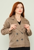 Missfrendy Casual Jackets Black Blue Green Brown Bordeux Navy بنى