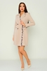 Missfrendy Casual Dresses Grey Brown Beige Mink اللون البيج