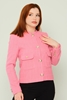 Missfrendy Casual Jackets Black White Grey Pink Brown Beige Emerald Baby Blue Pembe