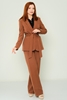 Missfrendy Casual Suits Black Red Grey Brown Mink Sax Khaki Brown