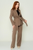 Missfrendy Casual Suits Black Red Grey Brown Mink Sax Khaki Khaki