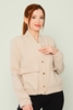 Zanzi Casual Woman Coats Black Beige Camel Bej