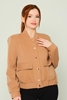 Zanzi Casual Woman Coats Black Beige Camel цвет верблюда