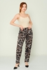 Zanzi High Waist Casual Trousers 030LEOPAR