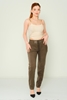 Mosento Casual Trousers Black Brown Mink Khaki Khaki