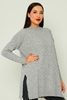 Wo-man Casual Jumpers Black Grey Füme Caramel Stone Grey