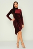 Excuse Casual Dresses Black Bordeux Navy bordo şarabı