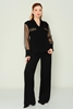 Explosion Casual Suits Black Black-Gold Black-Gold