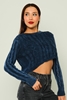 Wo-man Casual Jumpers Black Green Bordeux Navy темно синий