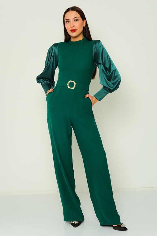 Joymiss Casual Jumpsuits Black Emerald