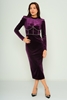 Joymiss Long Sleeve Casual Dresses Sax Purple Emerald أرجواني