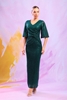 Odrella Night Wear Evening Dresses Black Beige Rose Emerald Lavender Zümrüt