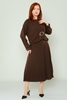 Favori Casual Skirts Black Grey Brown Bordeux Camel Petroleum بنى