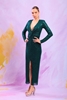 Odrella Night Wear Evening Dresses Gold Emerald