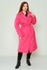 Dolce Bella Knee Lenght Street Wear Woman Coats Fuchsia