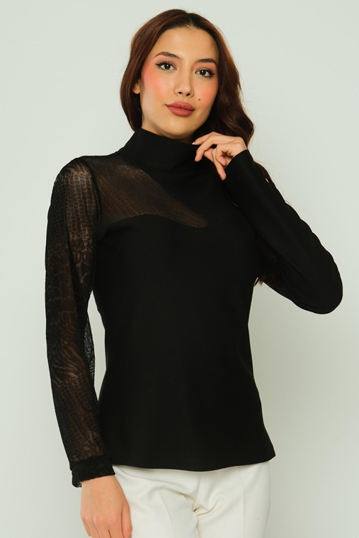 Gogo Casual Blouses Black