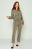 Zanzi Casual Suits Black Khaki Haki