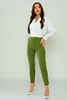 Joymiss Casual Trousers Red Green Purple Onion Macenta Green