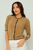 Yes Play Casual Cardigans Black Camel Ecru Camel