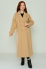 Joymiss Casual Woman Coats Black Beige Ecru Sax Oil Macenta اللون البيج