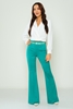 Joymiss High Waist Casual Trousers Bordeux Camel Green Dark Koyu Yeşil