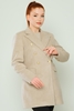 Missfrendy Casual Woman Coats Black Grey Brown Beige Mink Mink