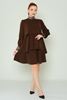 Green Country Casual Dresses Black Red Brown Mink Ecru Brown