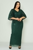 Odrella Night Wear Evening Dress Rose Emerald Zümrüt