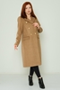 Missfrendy Casual Woman Coats Black Grey Brown Beige Mink بنى